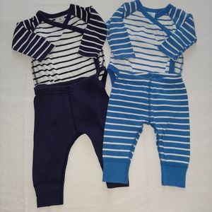 Hanna Andersson long sleeve onesies and pants